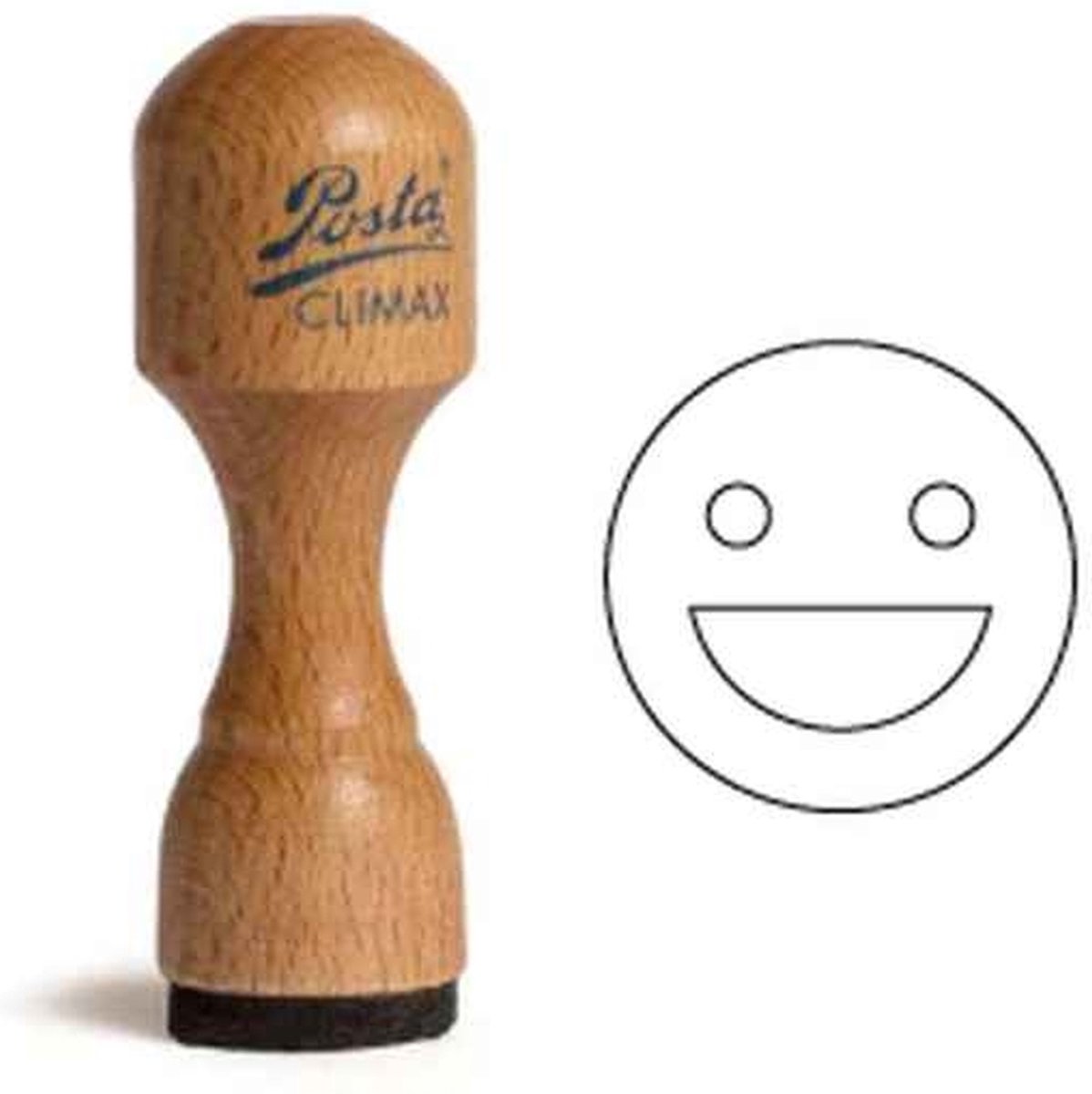 POSTA Prêt à stamper | Smiley-stempel | 18MM | vrolijk 1